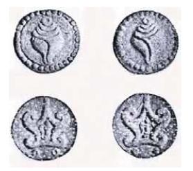 Srivatsa Symbol on Coins from Rakhine State in Southern Burma (10th-16th Buddhist century)